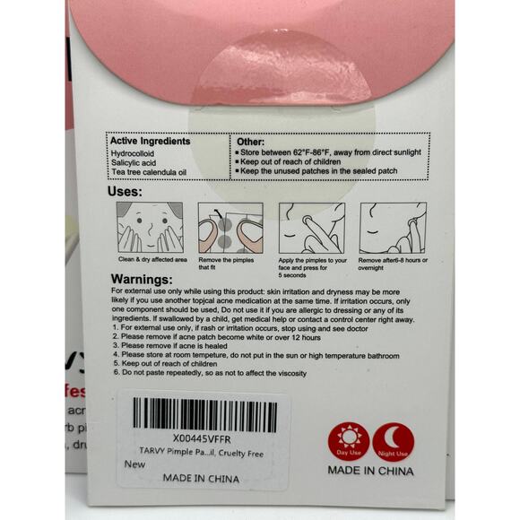 Lot of 3 Pimple Patch Tarvy The Professional Hydrocolloid 106 Patches - Picture 3 of 3